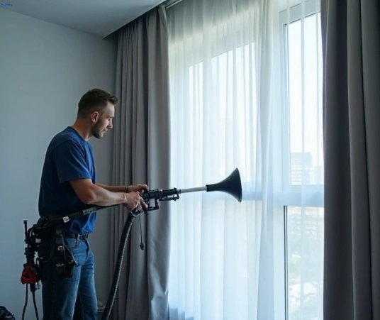 Professional curtain steam cleaning process equipment Fresho Curtain Cleaning alexandria-nsw