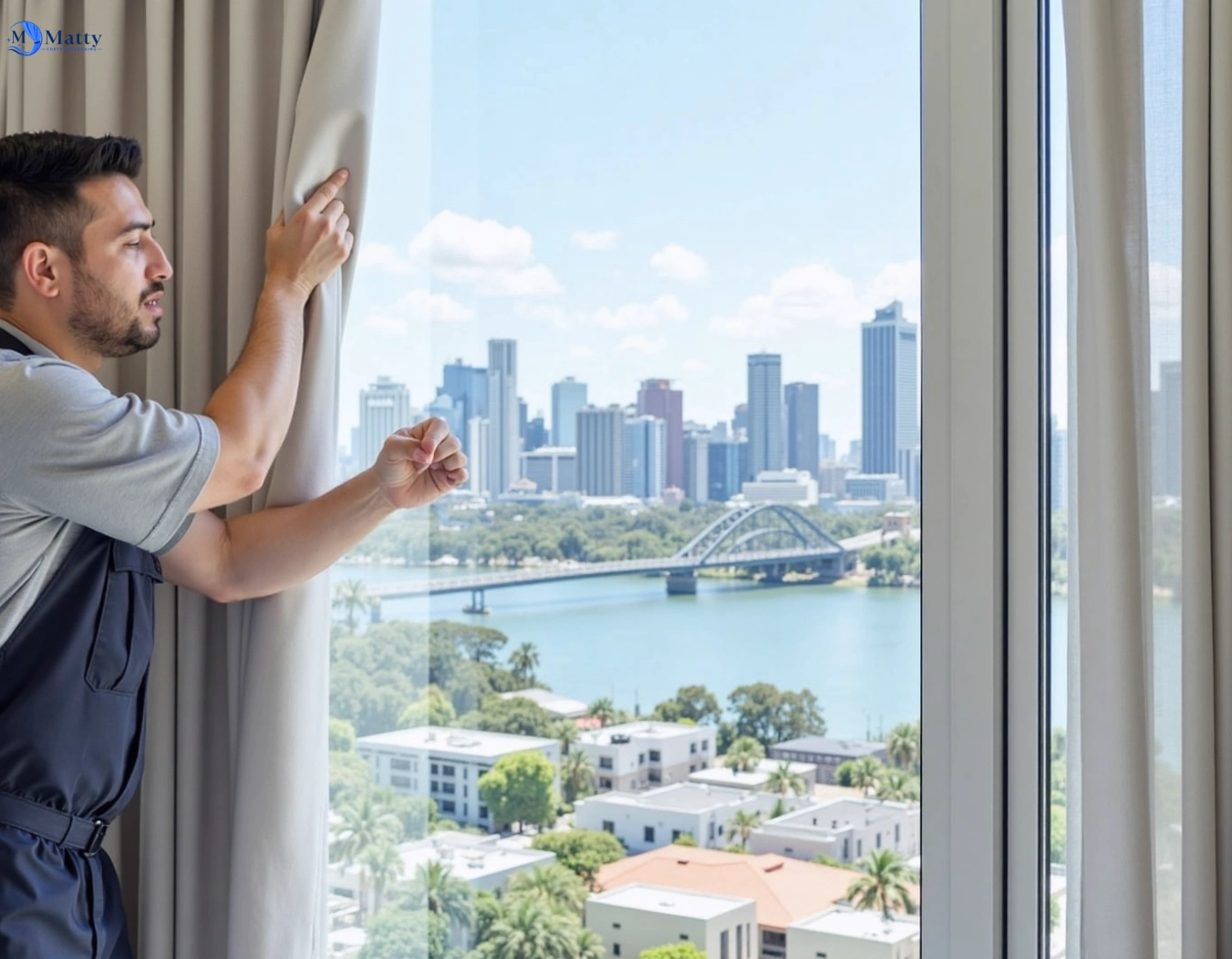 Professional curtain steam cleaning service alexandria-nsw QLD by Fresho Curtain Cleaning